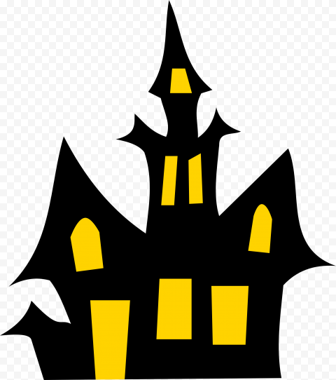 Halloween House PNG Transparent Image