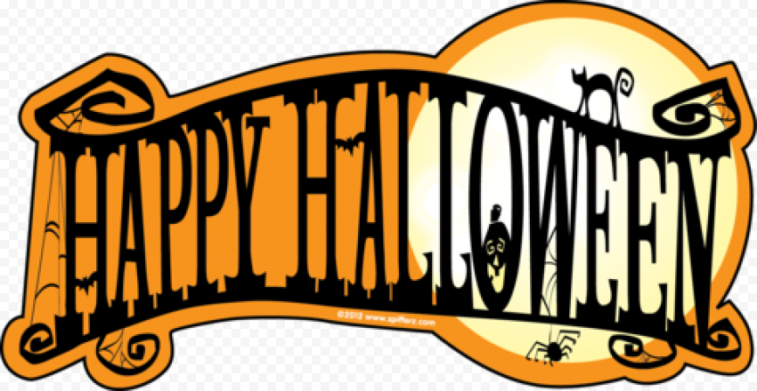 Halloween Banner PNG File