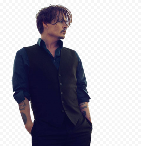 Actor Johnny Depp PNG Picture