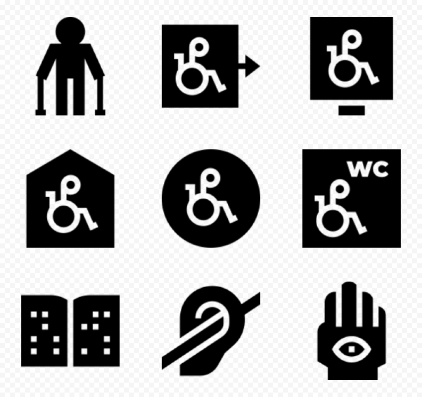 Disabled Symbol PNG Photos