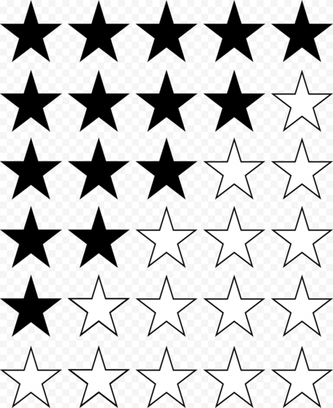 GTA Wanted Level Stars PNG File
