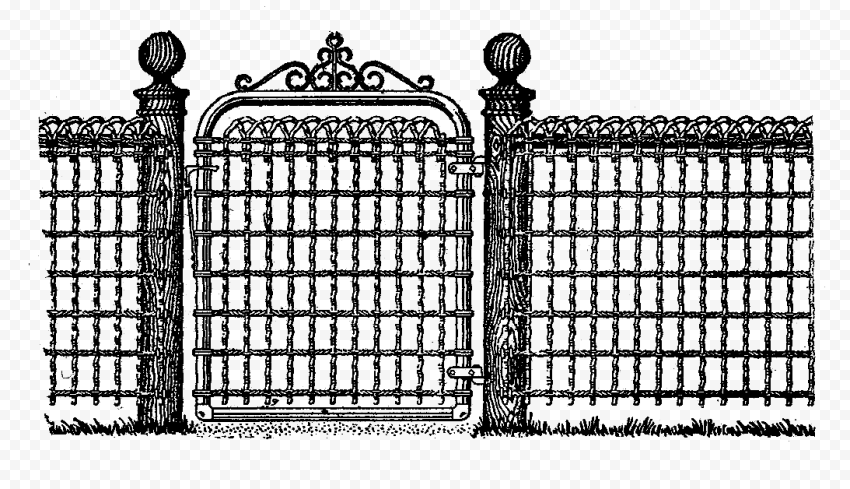Fancy Gate PNG File