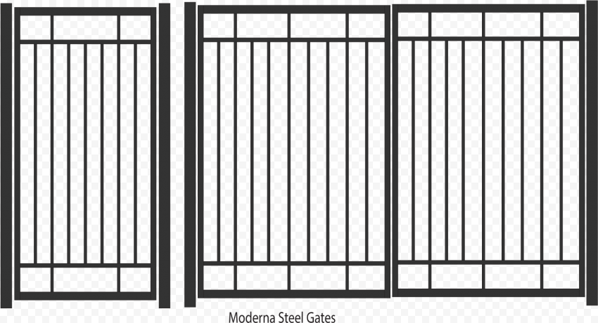 Steel Gate Transparent PNG
