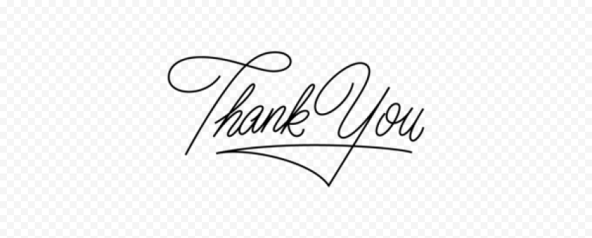 Animated Thank You PNG Isolated Photo