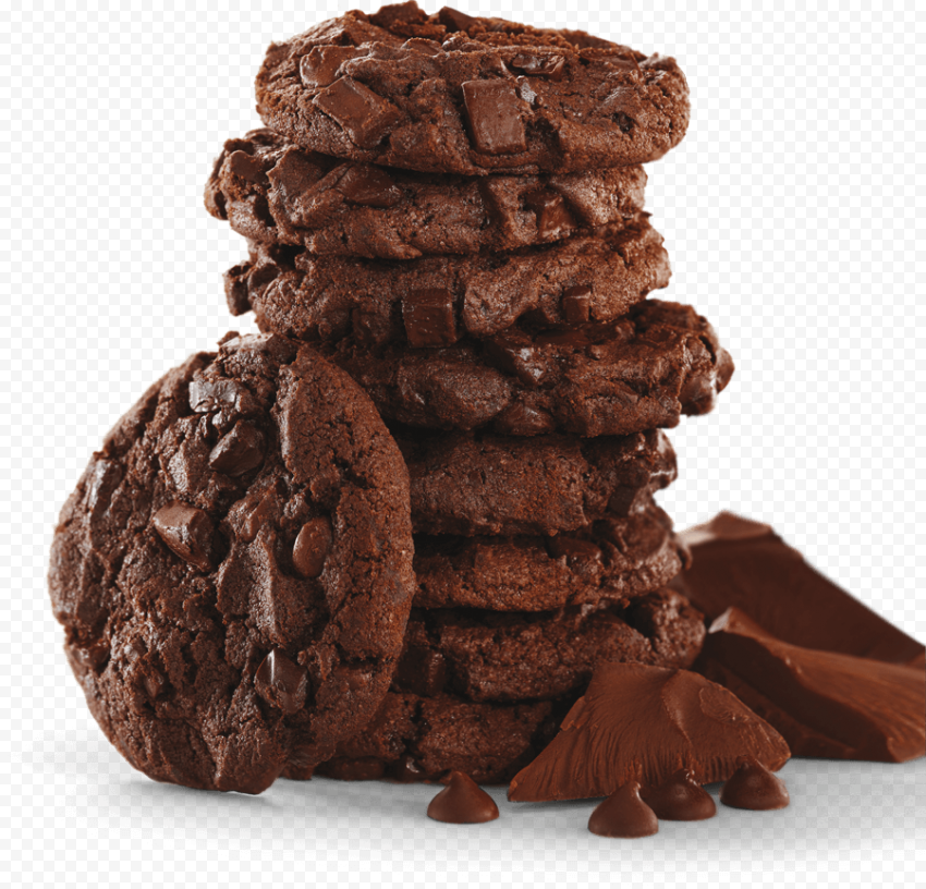 Dark Chocolate Cookie PNG Image
