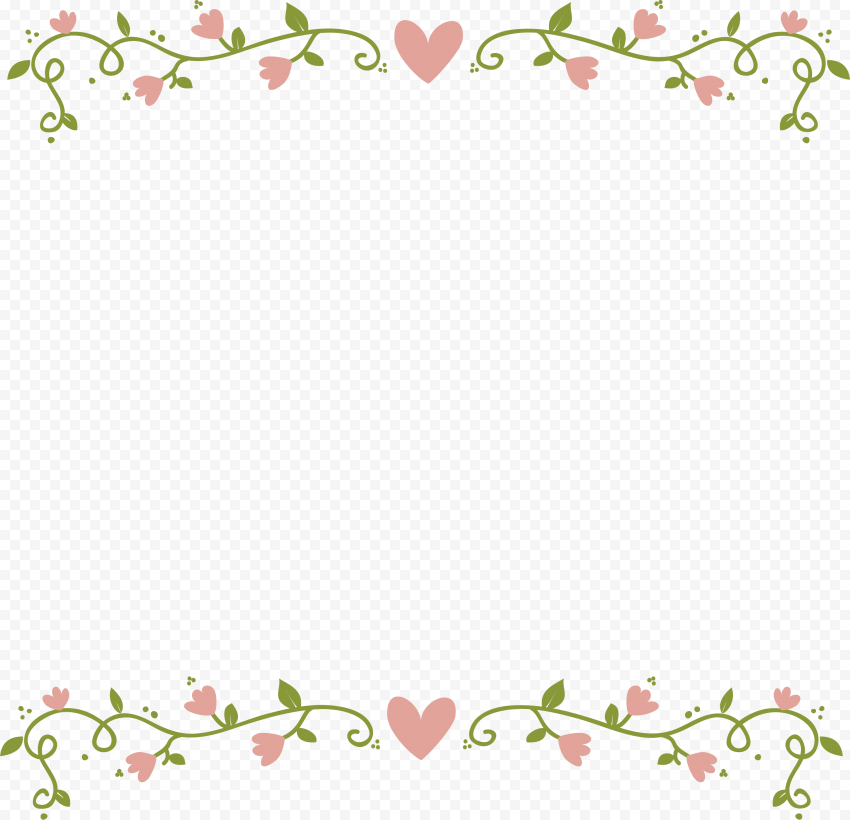 Flower Border PNG Photos
