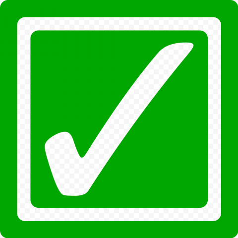 Green Check Mark PNG File
