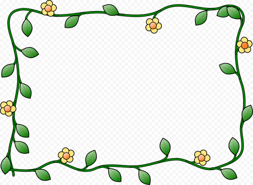 Text Border PNG Image