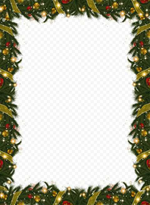 Christmas Collage PNG Image