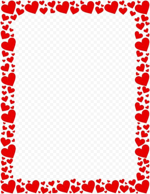 Girly Border Transparent Background