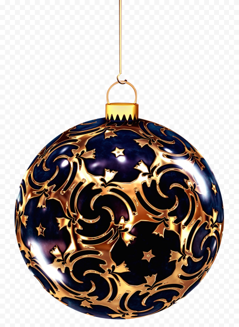 Colorful Christmas Bauble PNG Free Download