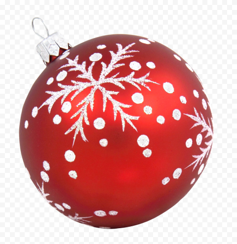 Glitter Christmas Bauble PNG Image