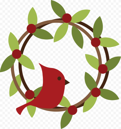 Christmas Bird Transparent Background