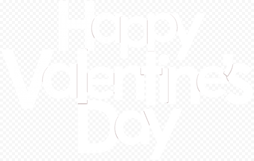 Valentines Day Text PNG Clipart