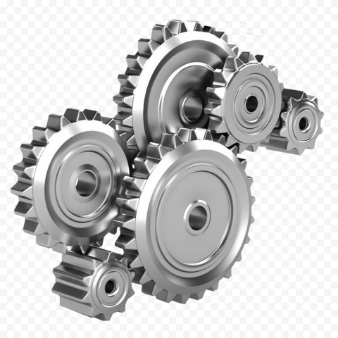Gray industrial gears illustration, Mechanical Engineering Gear Mechanical system, industry, engineering, auto Part, industry