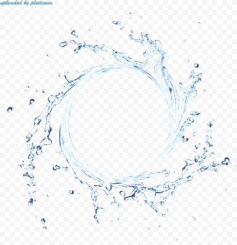 water splash circle