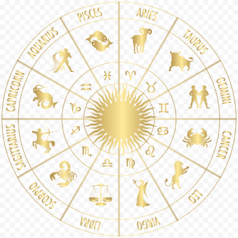zodiac circle transparent clipart