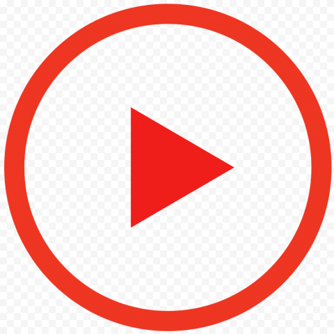 Play icon, Red Area Font, Play Button, text, internet, circle