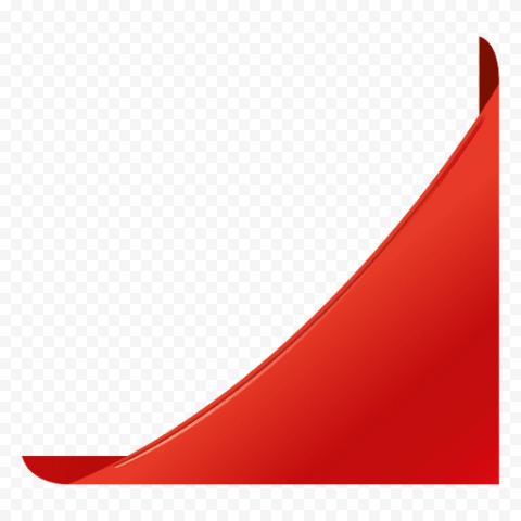 Red, corner, angle, label, orange