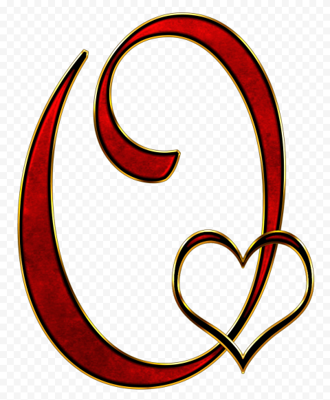 O Letter Transparent