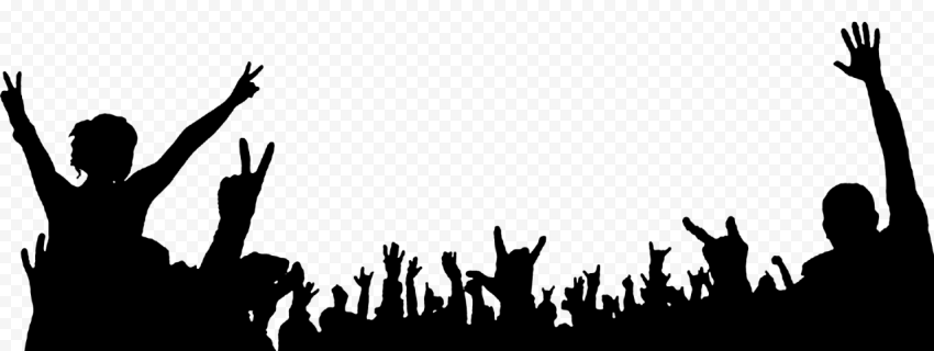 Rock concert Silhouette, Silhouette, animals, text, hand