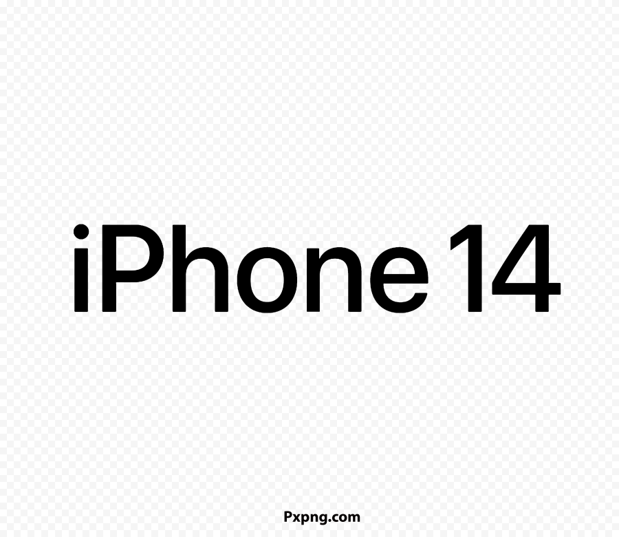 iphone 14 Black logo PNG