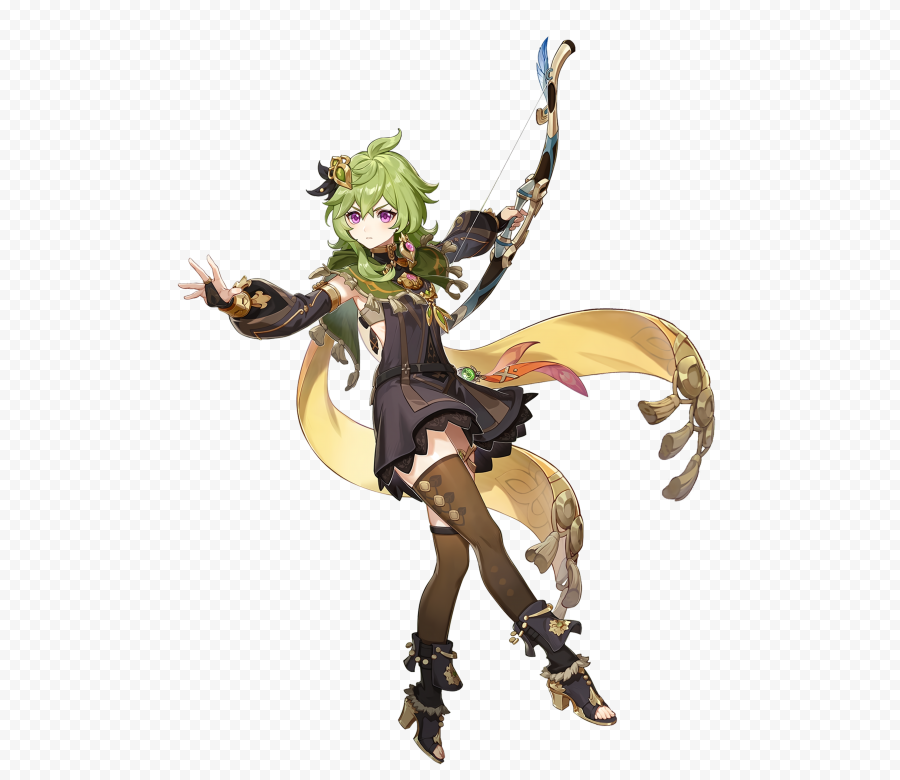 HD Collei Genshin Impact character png