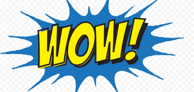 Comic WOW PNG Transparent