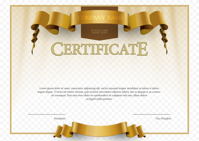 Certificate PNG Picture png FREE DOWNLOAD