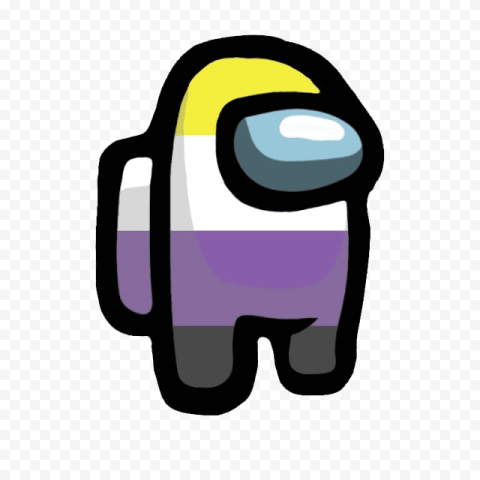 Multicolored astronaut among us