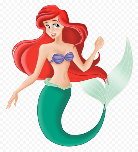 character Ariel PNG Transparent Image