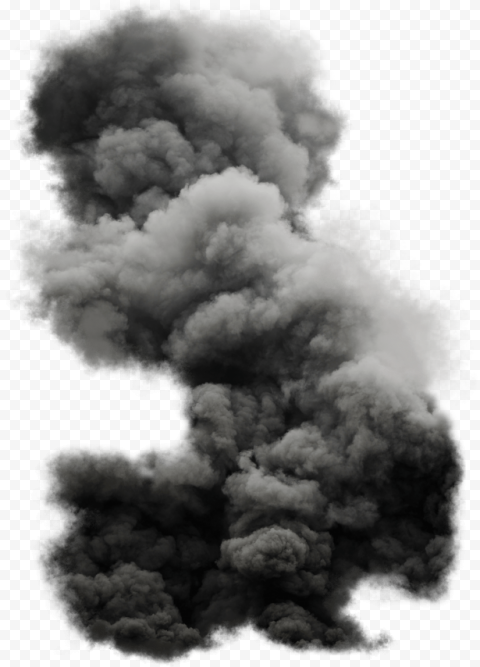 black cloud smoke