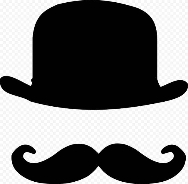 Bowler hat Moustache Top hat, Mustache, hat, fashion, computer Icons