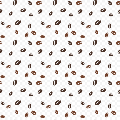 coffee beans illustration, Coffee bean Cappuccino Cafe, Creative coffee beans seamless background, texture, food, shading