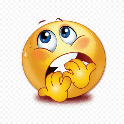 Scared Emoji PNG Photos