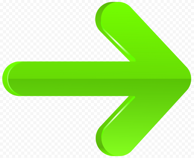 3D Green Illustrator Graphic Arrow Point Right   6148x4999