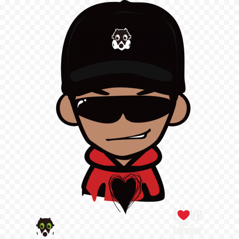 artoon Sunglasses Animation, Cartoon character wearing sunglasses, hat, boy, cartoons