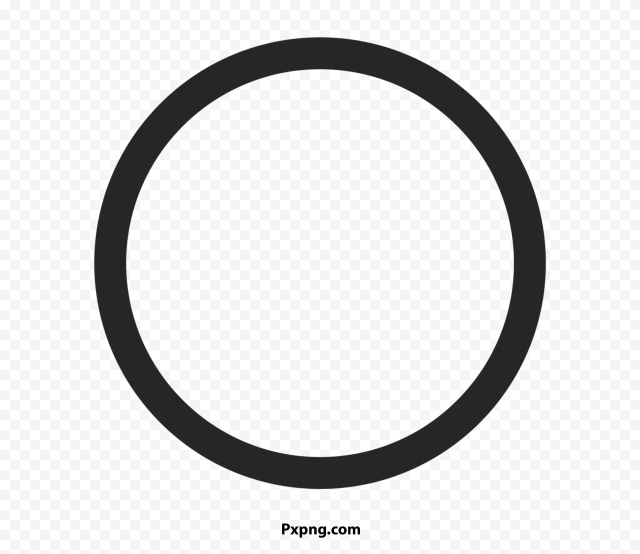 HD Black Circle Frame Border PNG