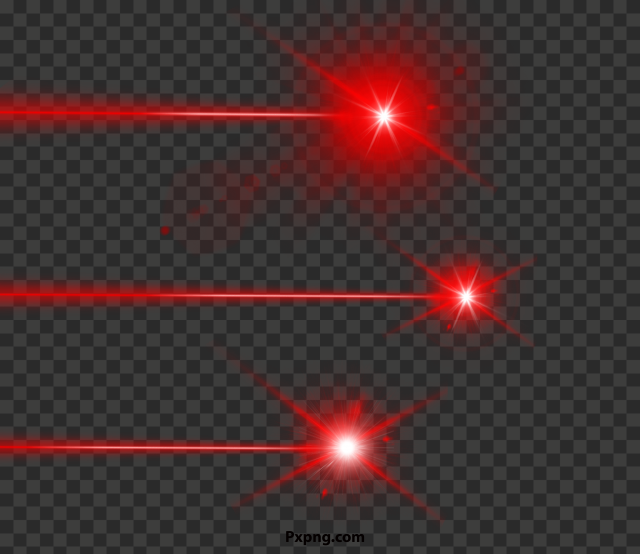 hd Red glowing laser light thumbnail effect png download