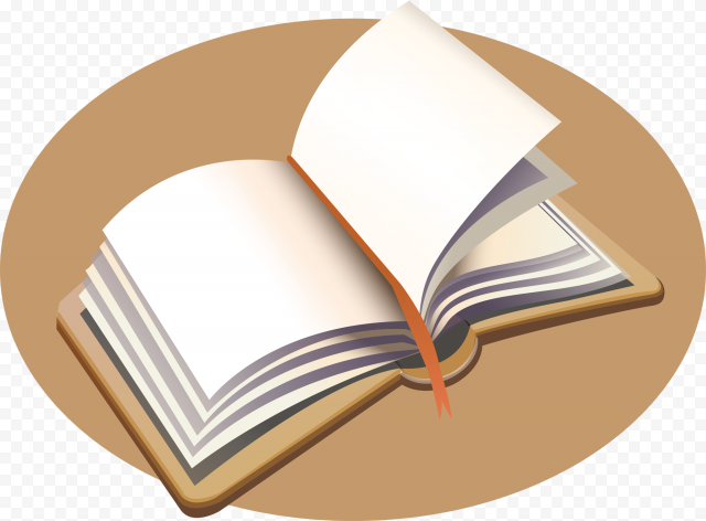 BLANK BOOK ON CIRCLE DESIGN