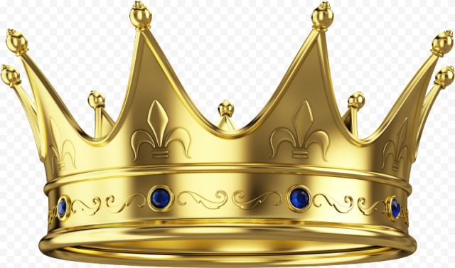 Golden Crown PNG Picture