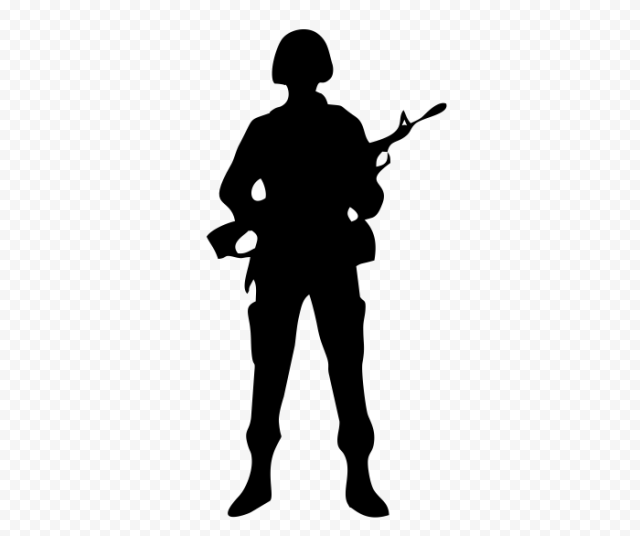 Soldier Silhouette Military, army soldier, people, army, silhouette png