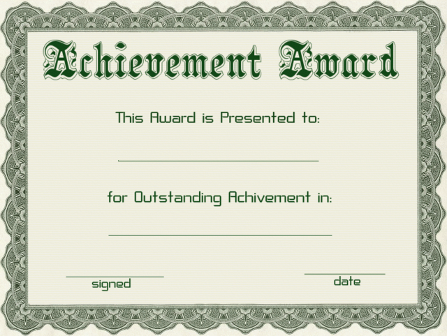 Certificate Template PNG
