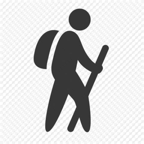 Adventure Hiking Vector PNG Photo