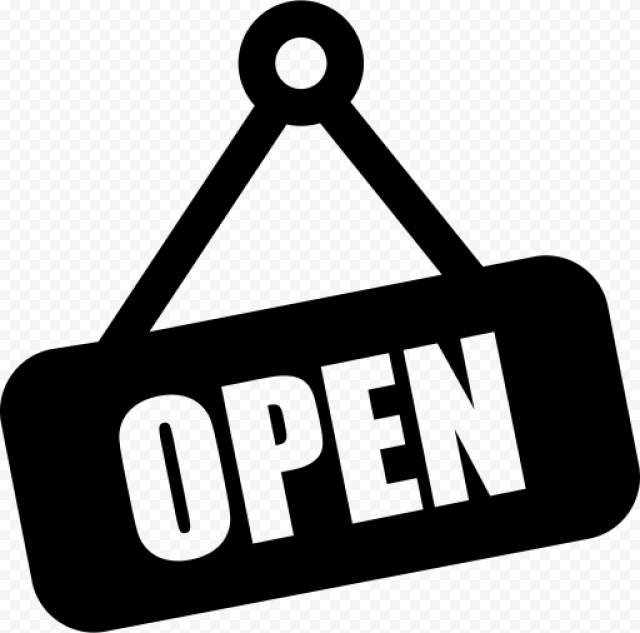 Open Banner PNG File