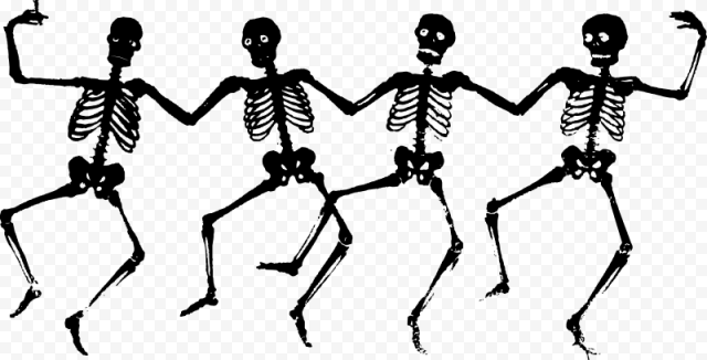 Halloween Skeleton PNG Transparent Image