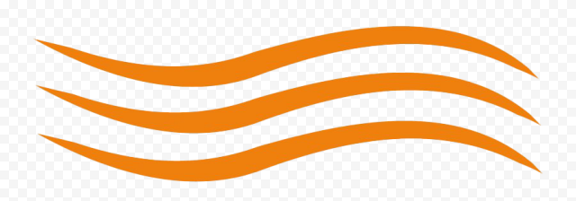 Orange Wave PNG Clipart