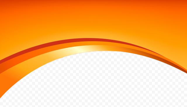 Vector Orange Wave PNG Photo