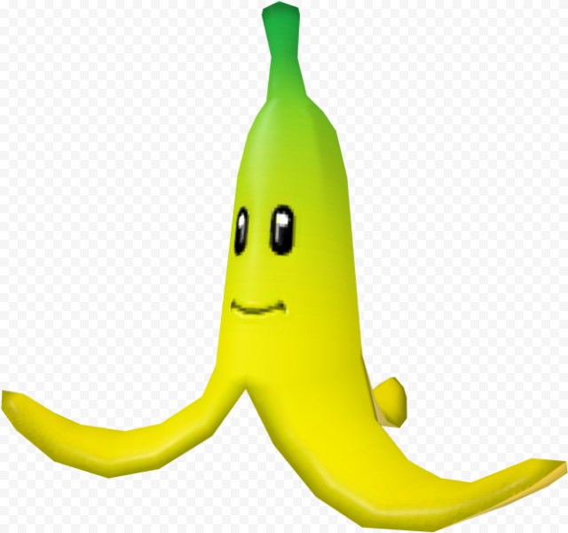 Banana Peel Mario Kart PNG