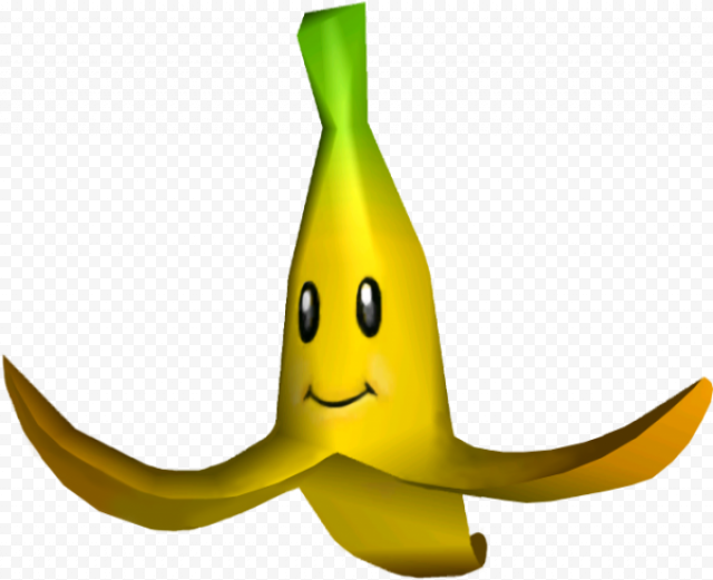 Banana Peel Smiling PNG